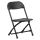 Kids Black Plastic Folding Chair